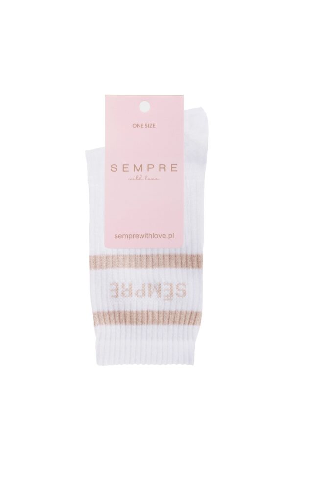 Socks BASIC White/Beige