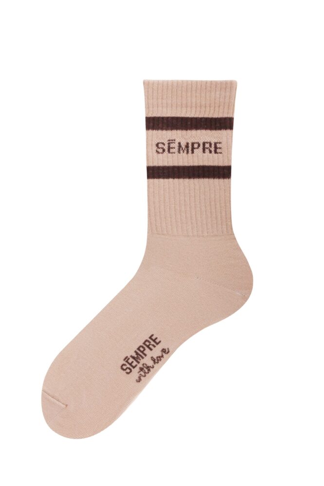 BASIC Socks Beige/Brown