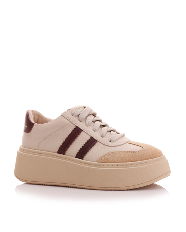 Buty KESJA Beżowe/Bordowe