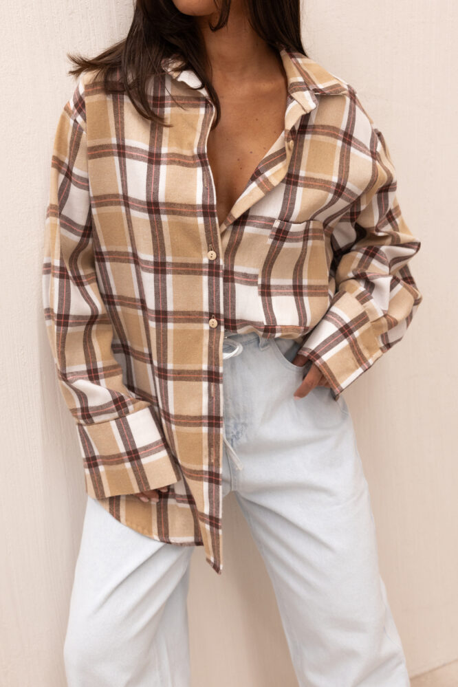 AURA Camel Shirt