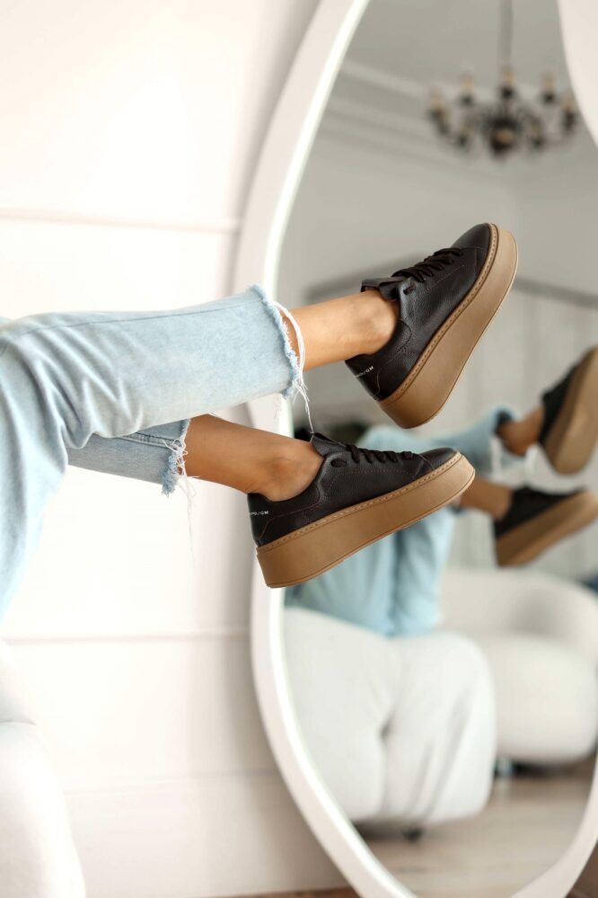 Buty BRIGITTE Czekoladowe