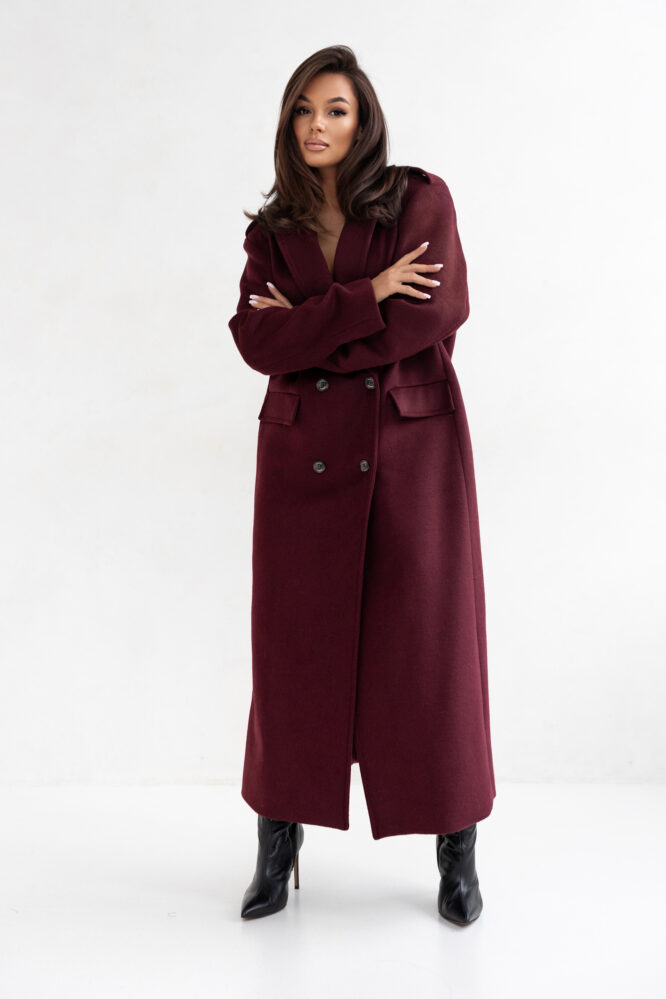 CARRY Coat Burgundy