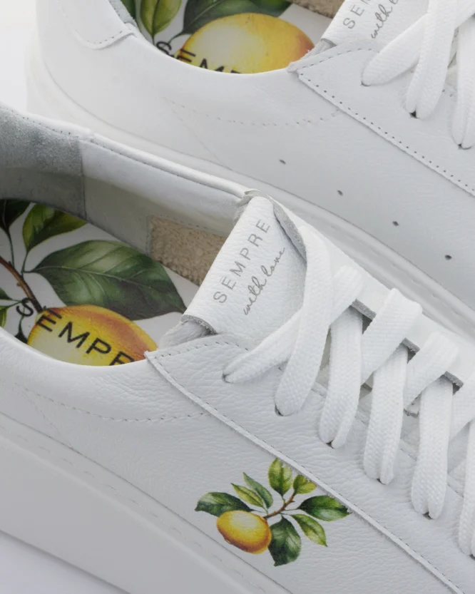 BRIGITTE shoes with lemon on the side