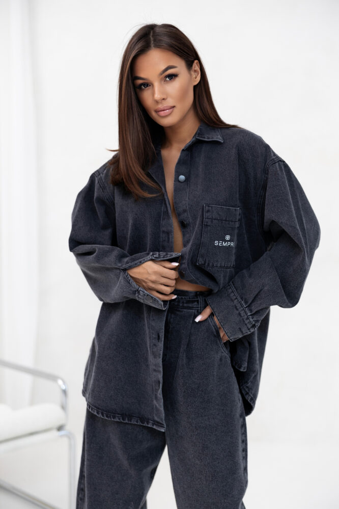 Spodnie JEANS Czarne