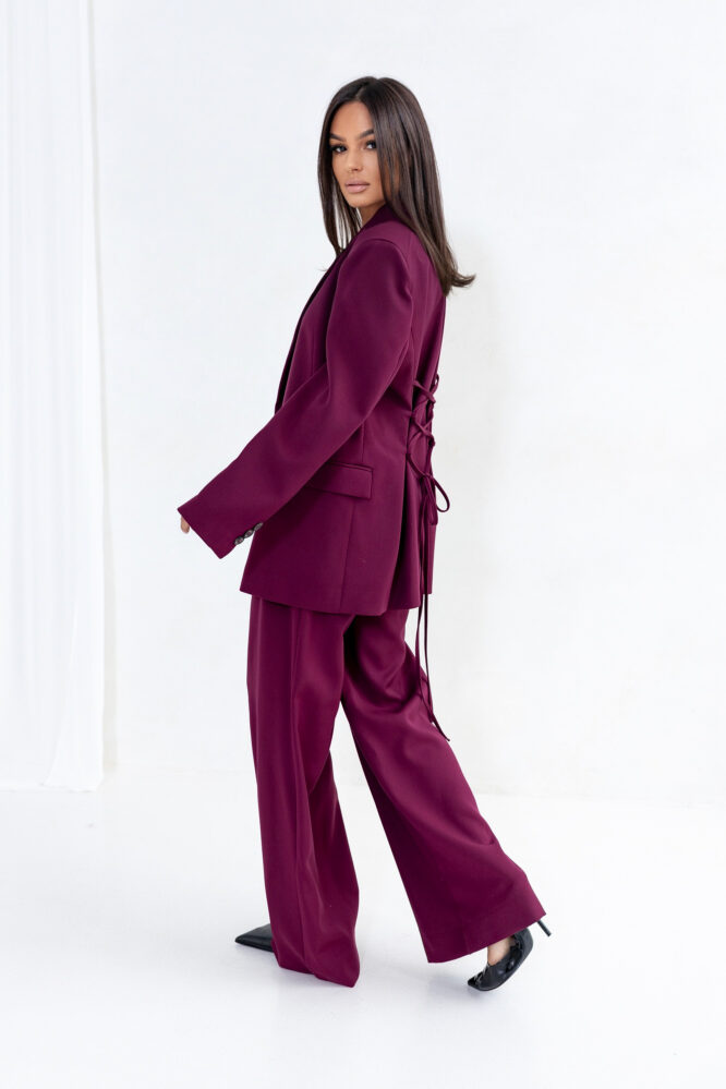 MODESTA suit Maroon