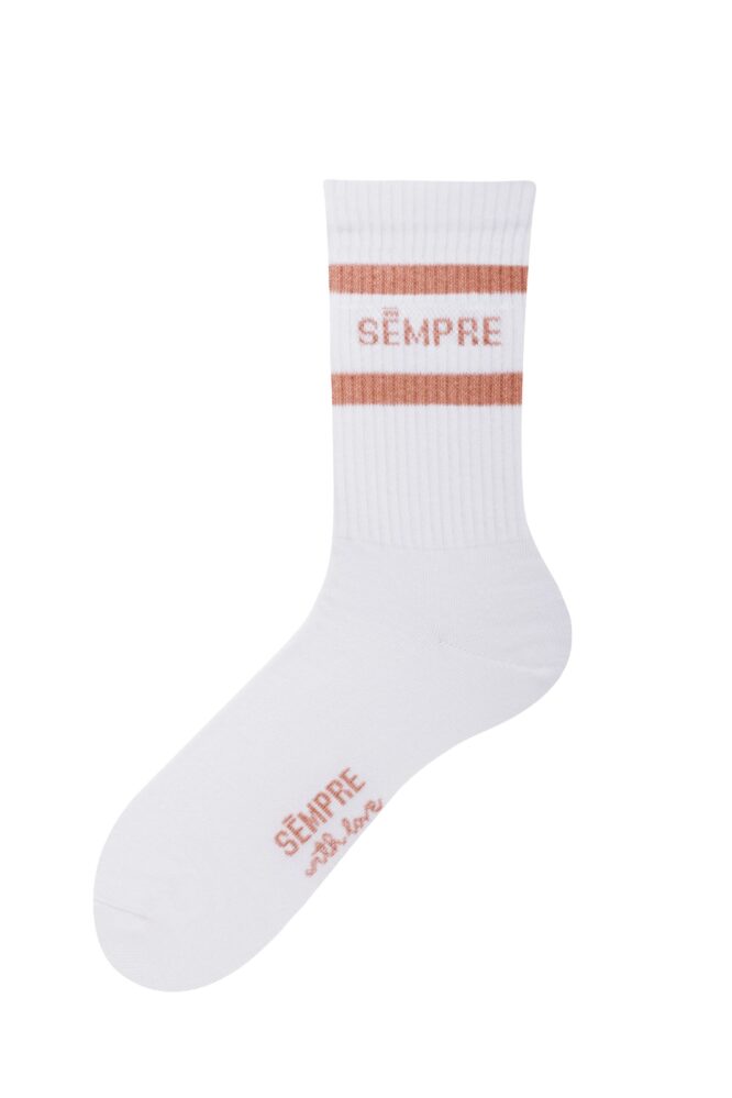 BASIC Socks White/Copper
