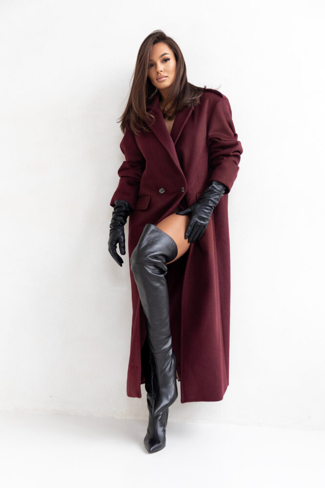 CARRY Coat Burgundy