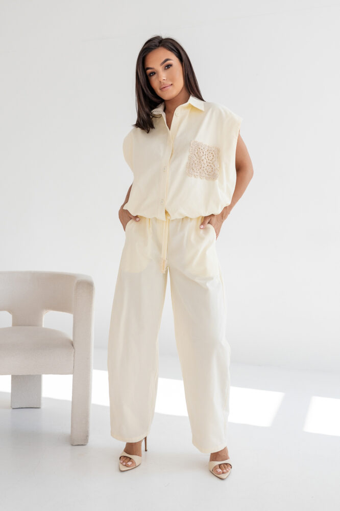 CLARA Cream Vest