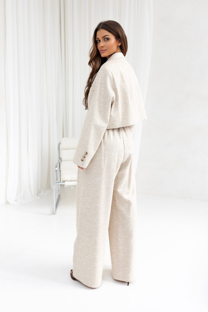 NATURAL Linen suit