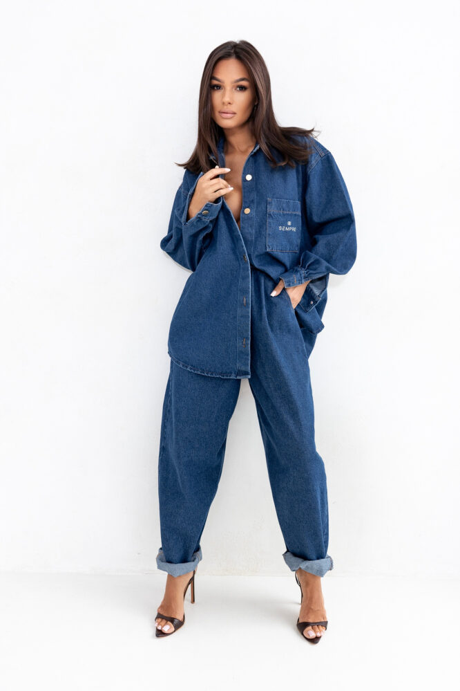 Spodnie JEANS Niebieskie