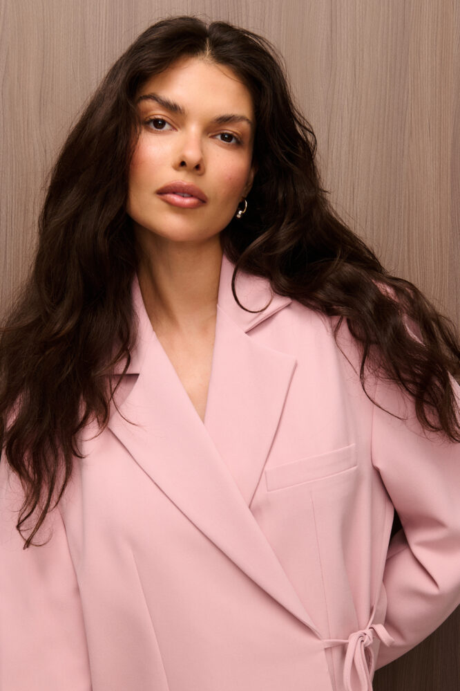 Lime Butter Pink Suit