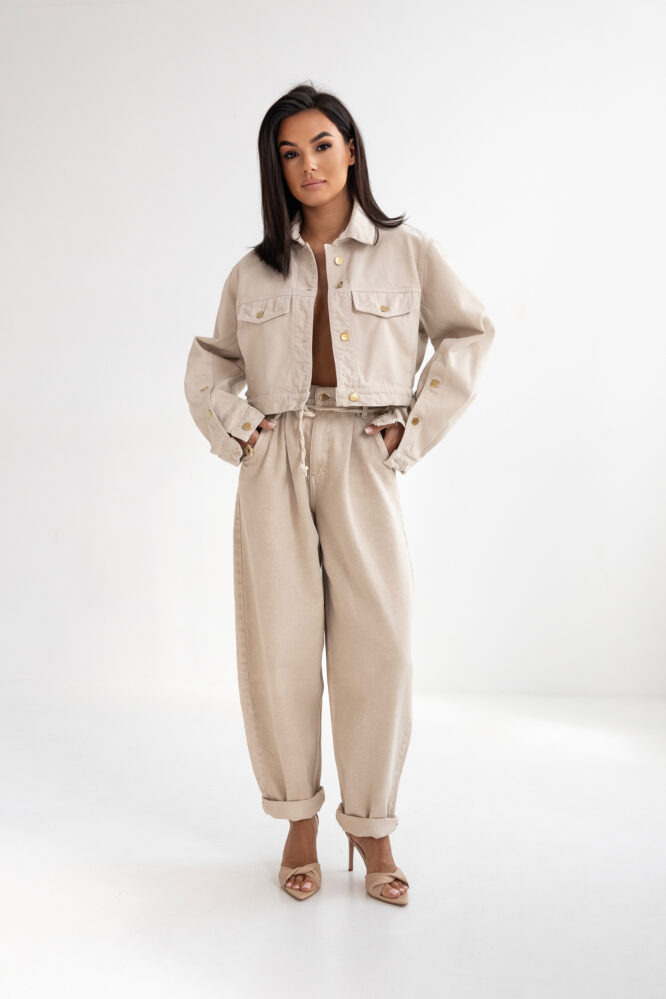 JEANS Pants Light beige