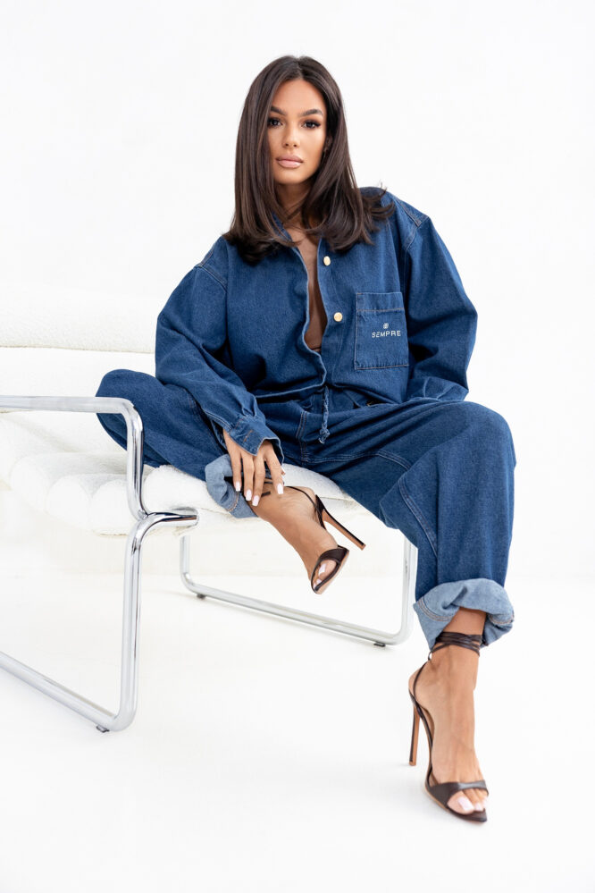 Spodnie JEANS Niebieskie