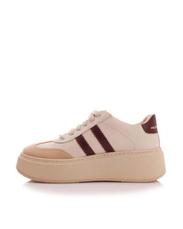 KESJA shoes Beige/Bordeaux