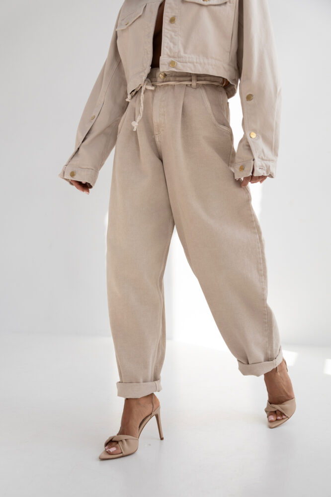 JEANS Pants Light beige