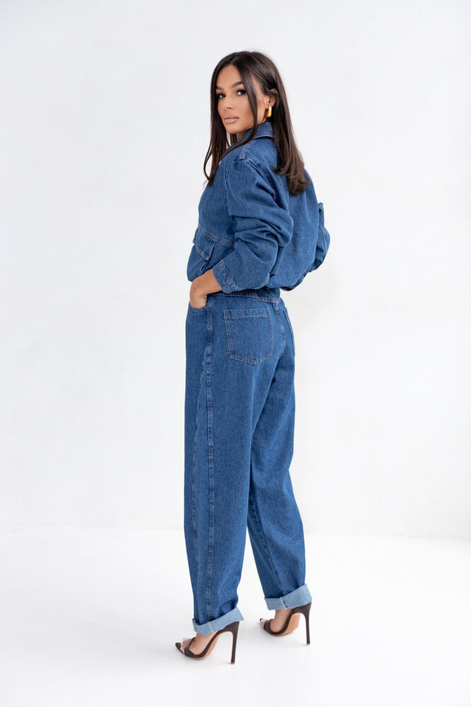 Kurtka JEANS MICHELLE Niebieska