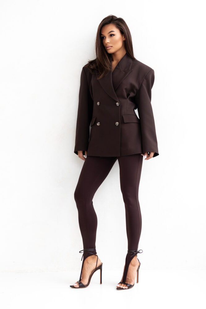 LORA ribbed leggings – Black