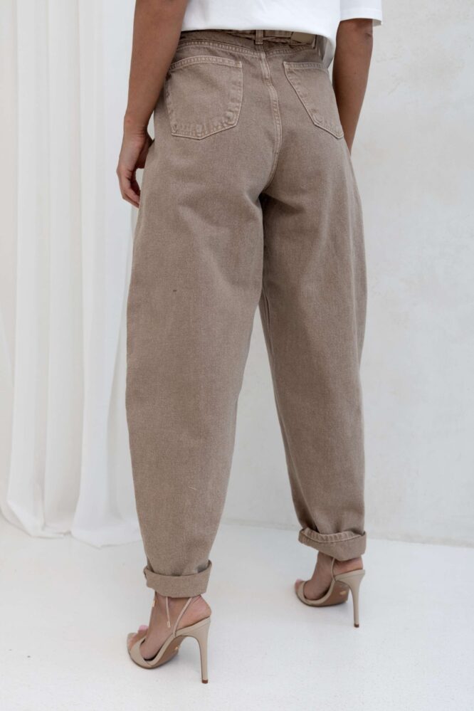 JEANS Pants Dark beige