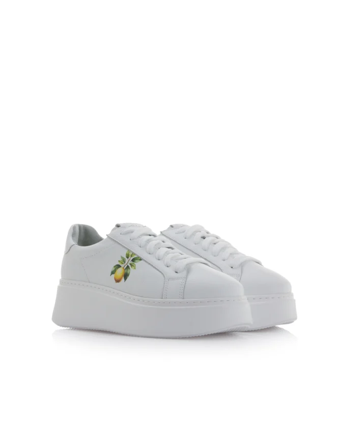 Buty BRIGITTE z cytryną na boku