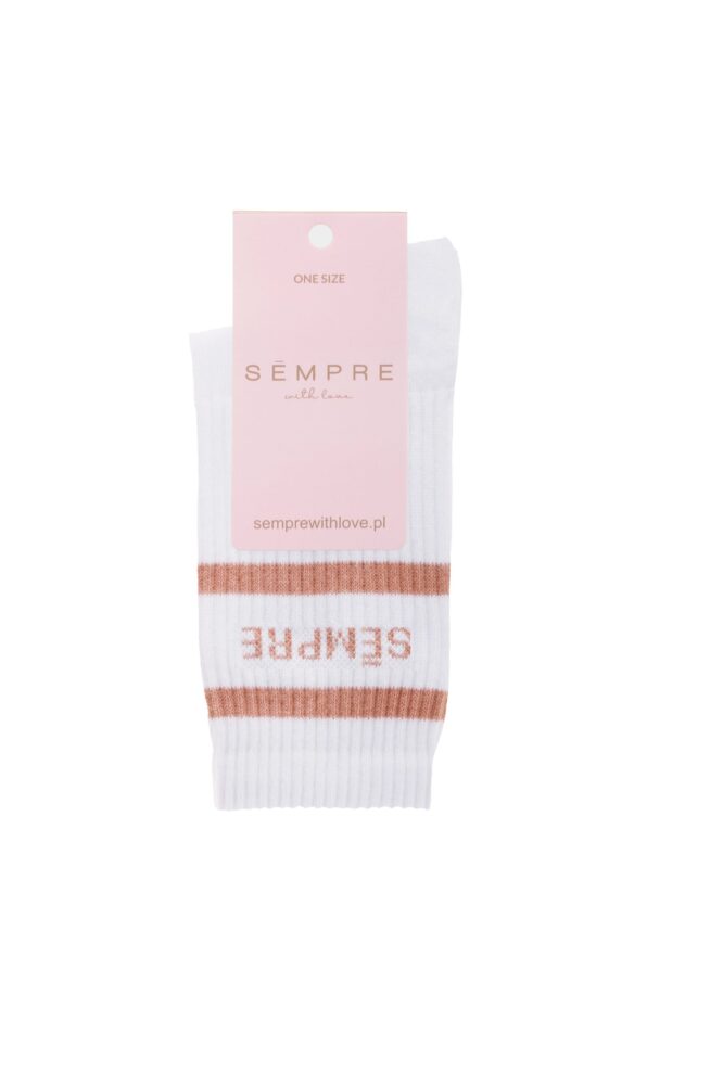 BASIC Socks White/Copper