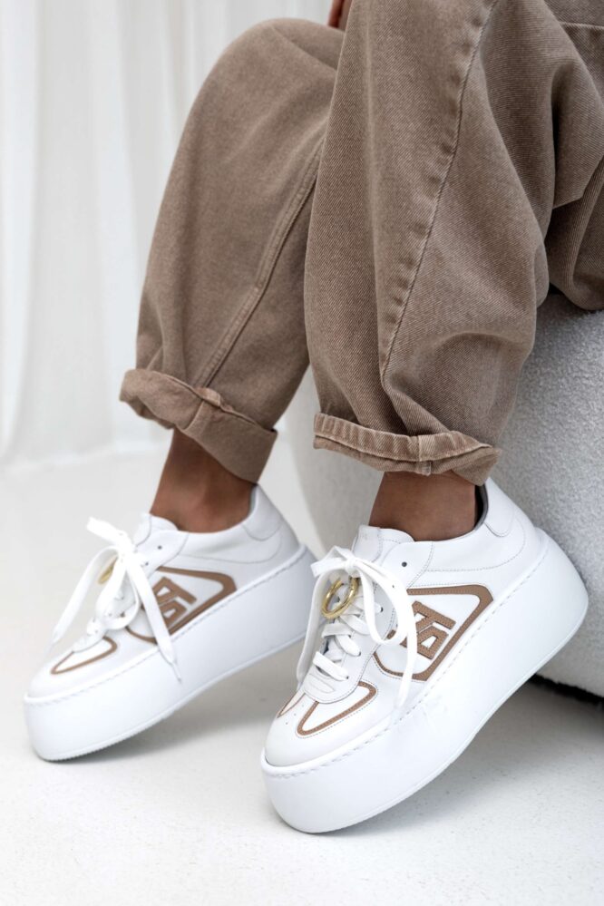 POLLY shoes White / Beige