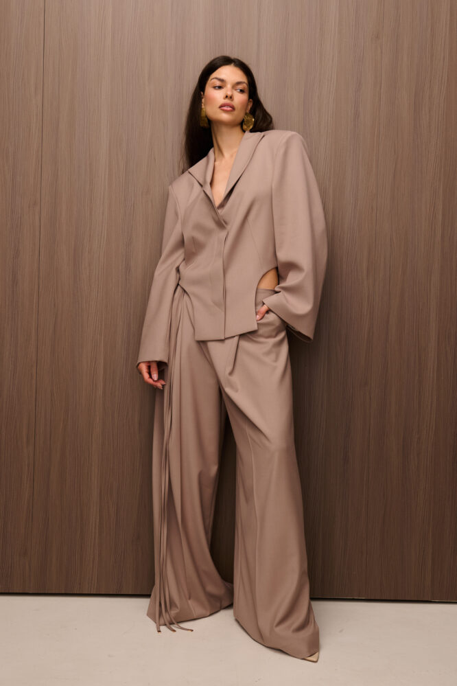 LILITH Suit  Dark Beige