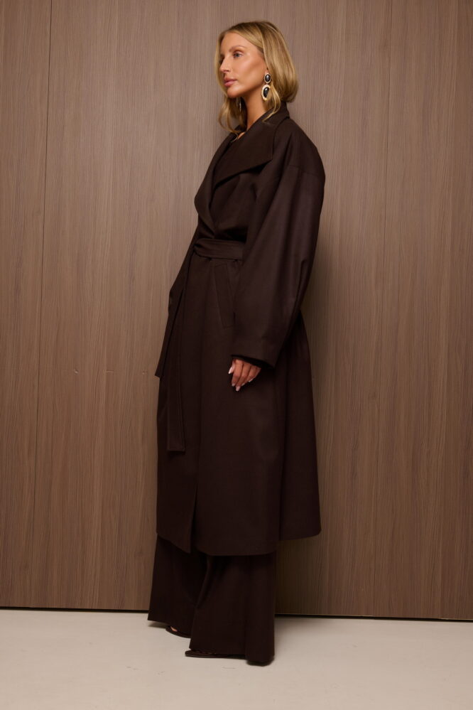 MONROE Coat  Dark Chocolate