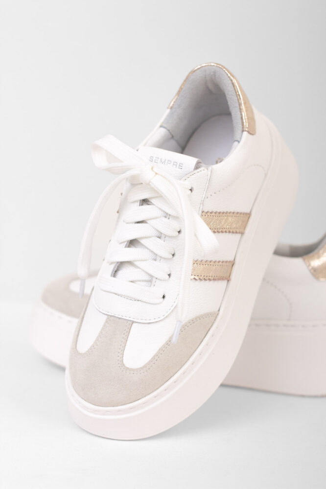 KESJA Shoes White/Gold