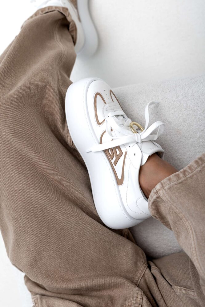 POLLY shoes White / Beige