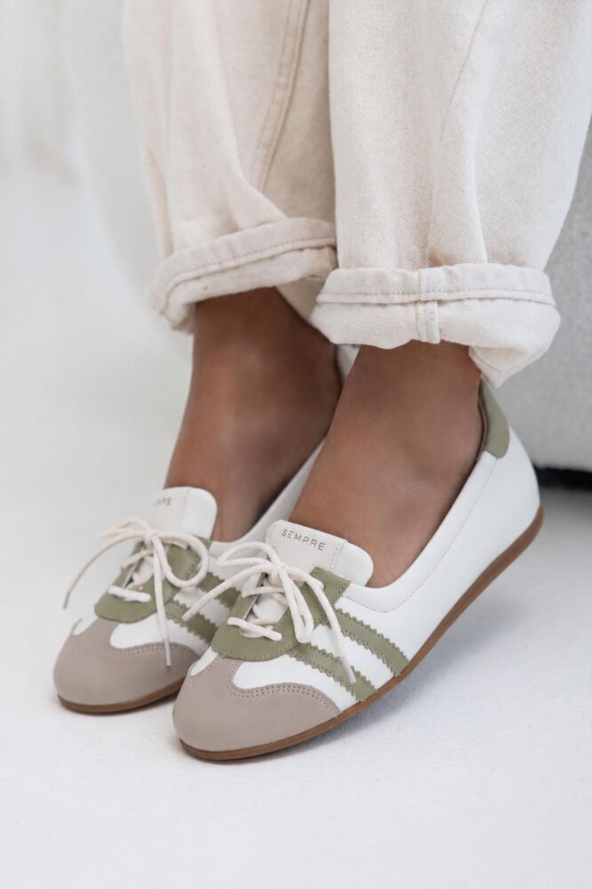 Buty BALLET Beż / Matcha