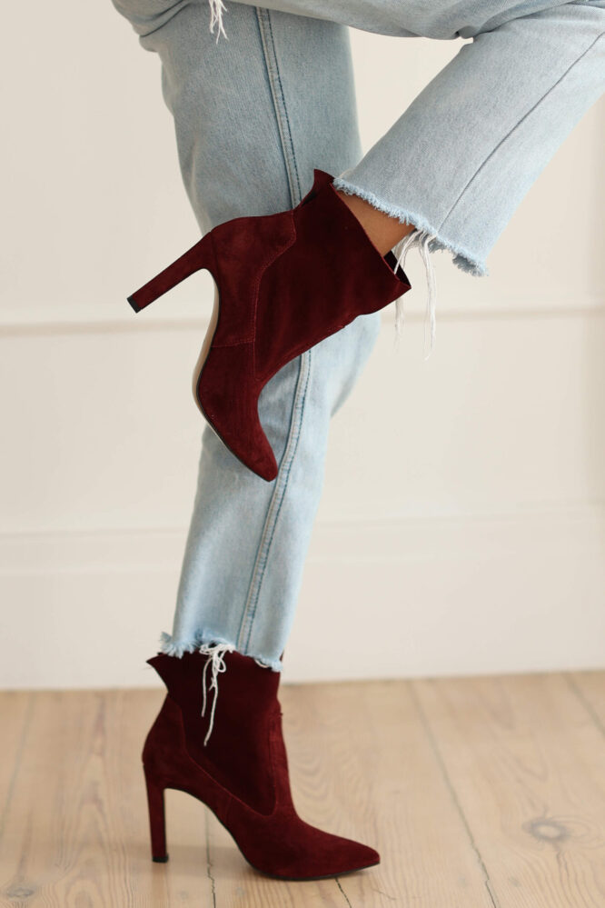 Buty BELLA Bordowe
