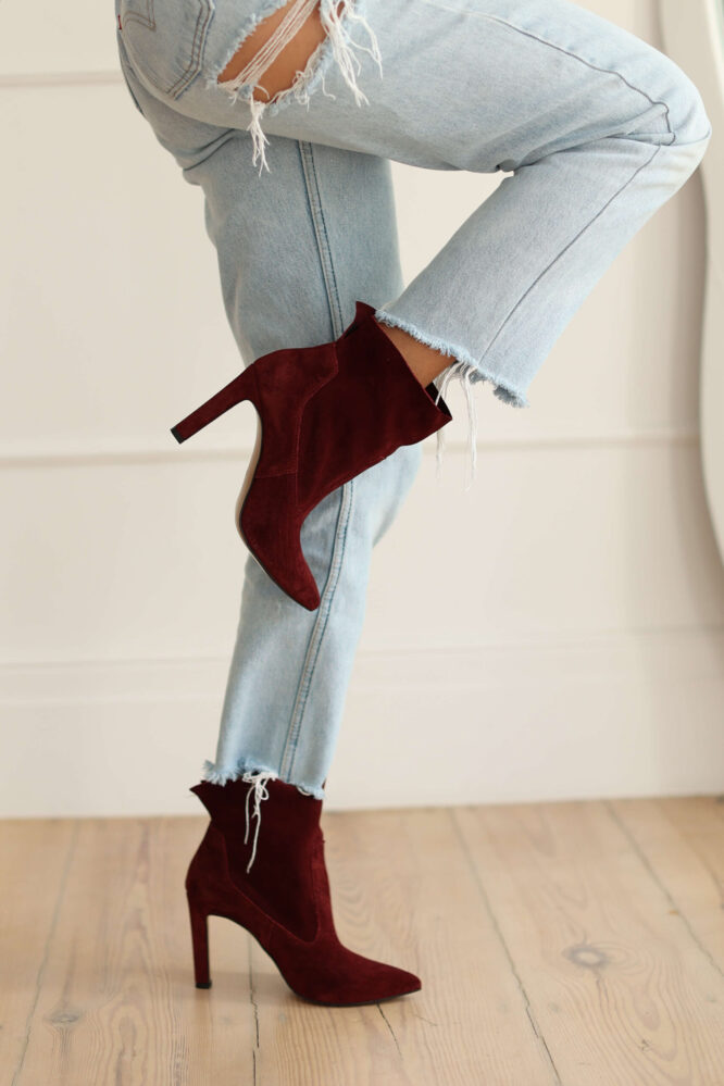 Buty BELLA Bordowe