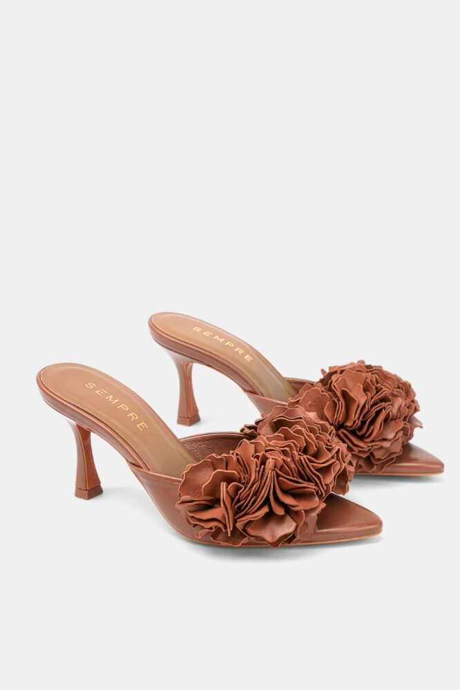 ARKADIA Cognac flip-flops