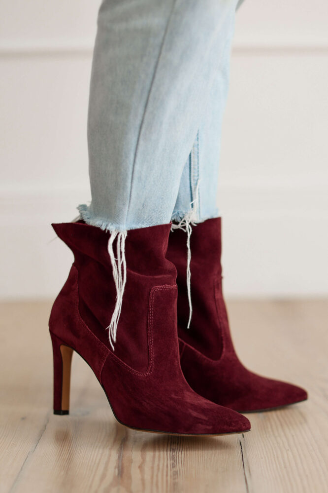 Buty BELLA Bordowe