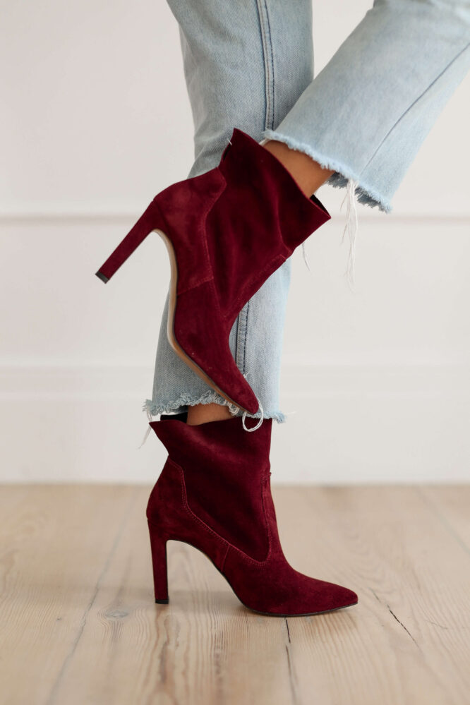 Buty BELLA Bordowe