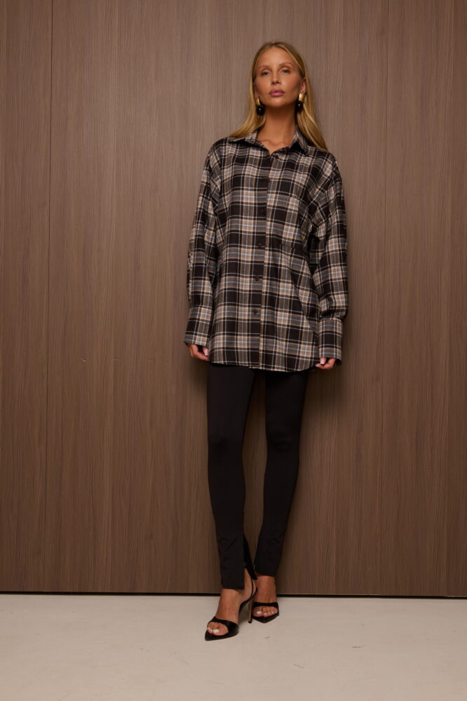 Aura Shirt Black-Grey