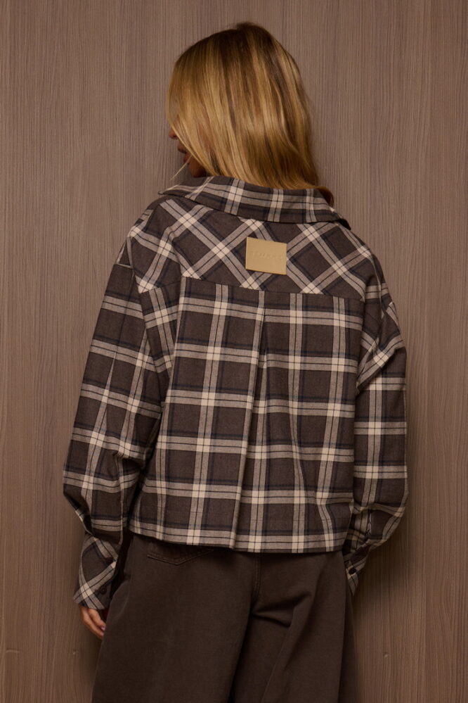 AVA shirt Chocolate