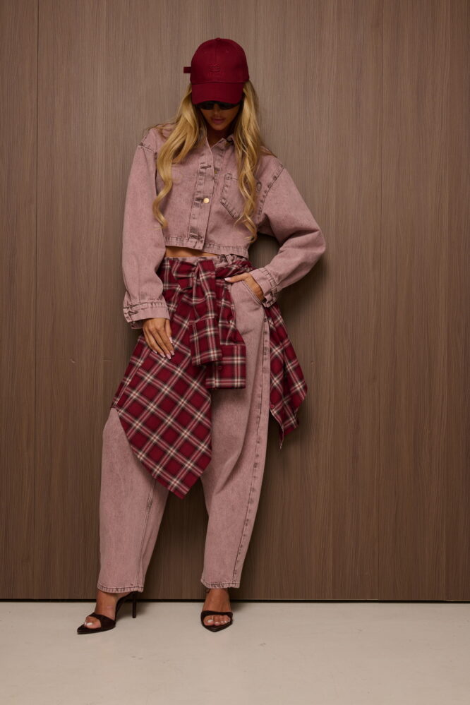 Koszula JEANS NICOLE Vintage Pink wysyłka po 28.09