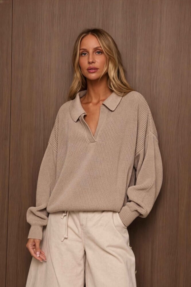 Sweter PALMER Beżowy