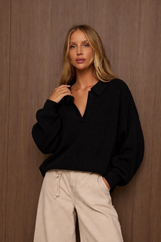 Sweter PALMER Czarny