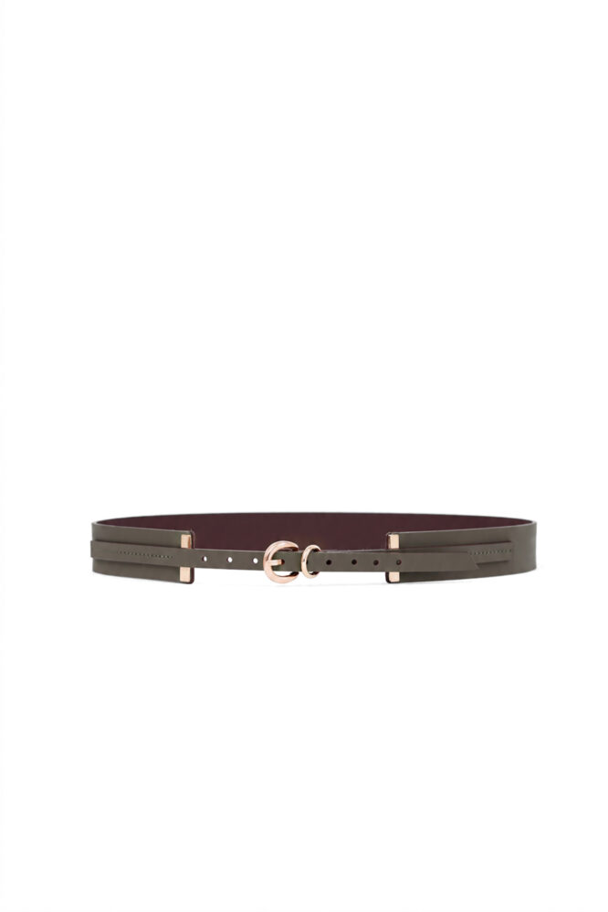 Pasek LECCO Khaki