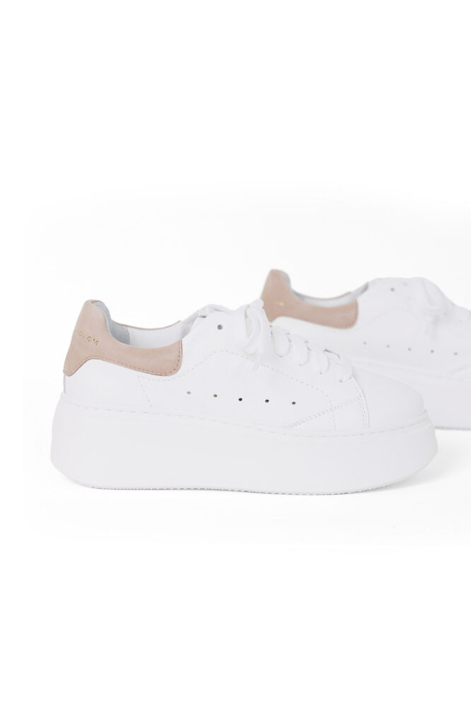 Buty BRIGITTE Białe cappuccino