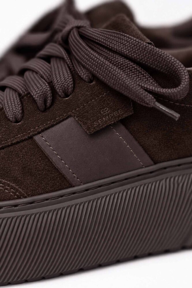 Sneakersy ZORENA Czekolada