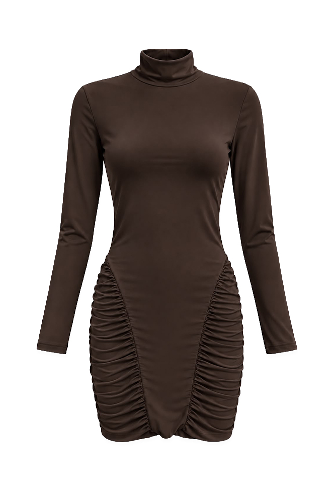 ELORA Chocolate Dress