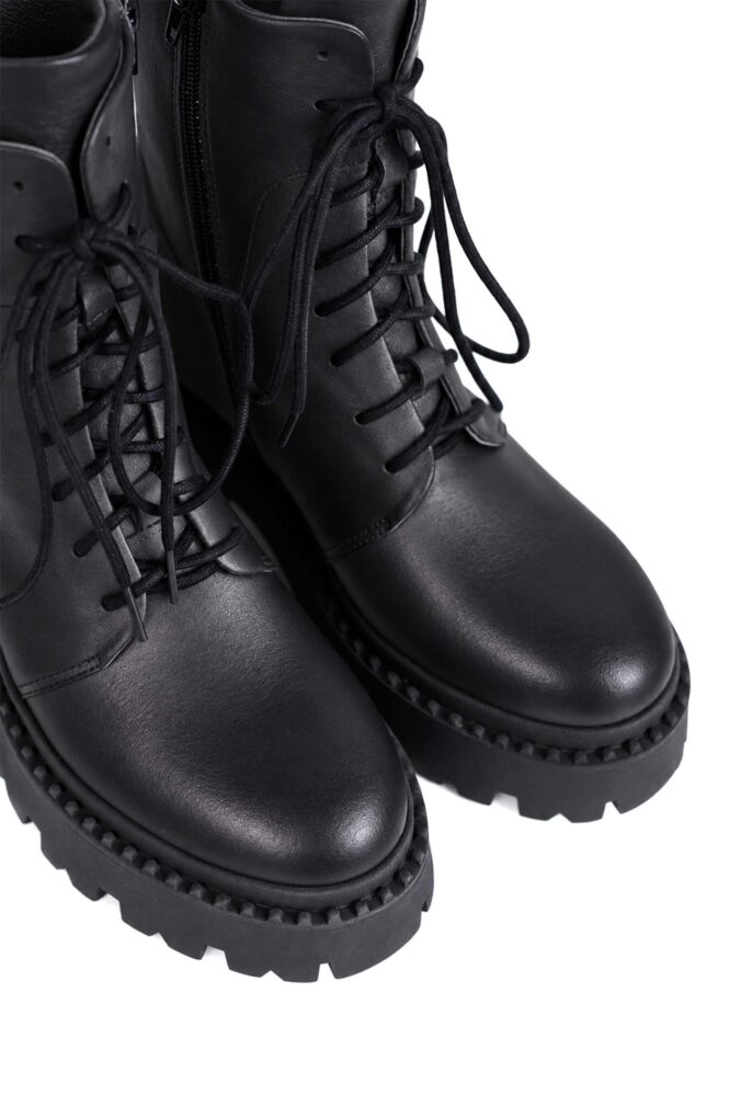 Boots DONATAN Black face leather