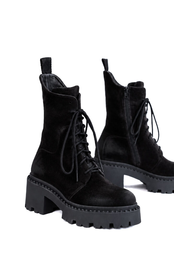 Boots DONATAN Black velour