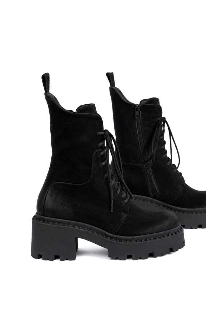 Buty DONATAN Czarny welur