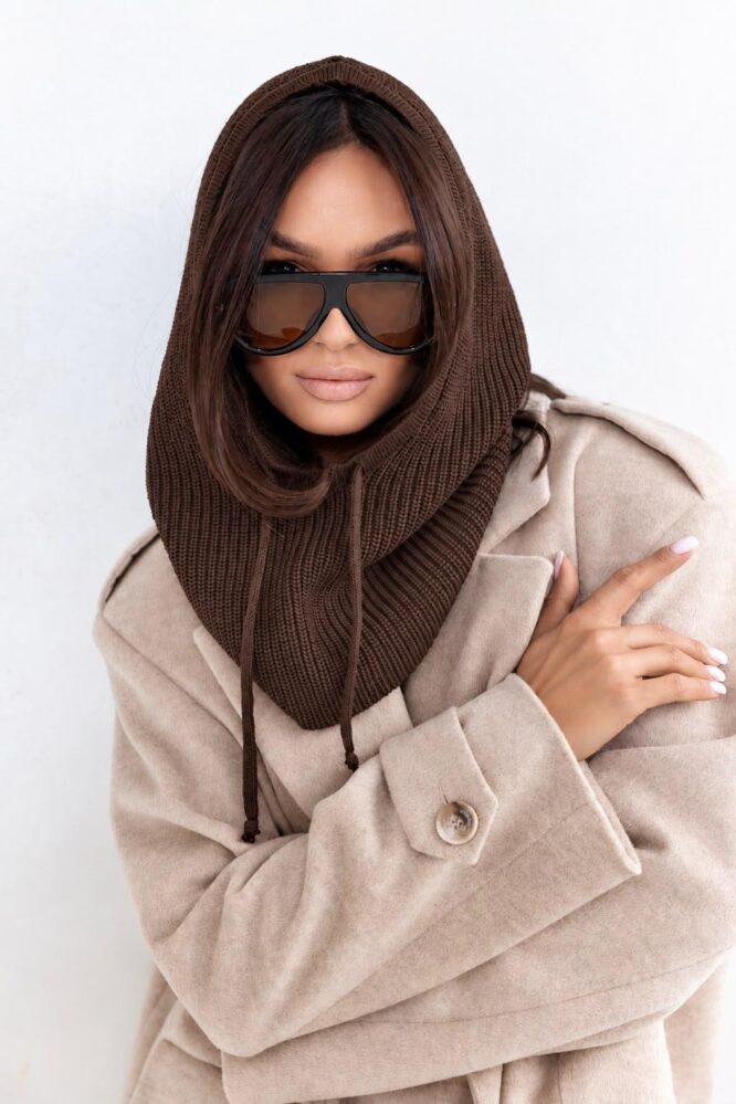 Merino Wool Balaclava – Chocolate